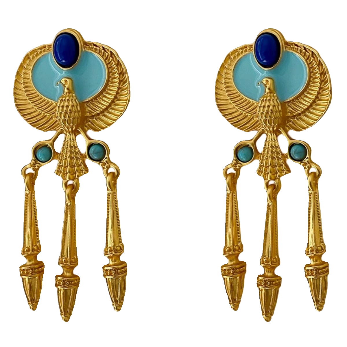 Egypt Cleopatra vintage style long earrings