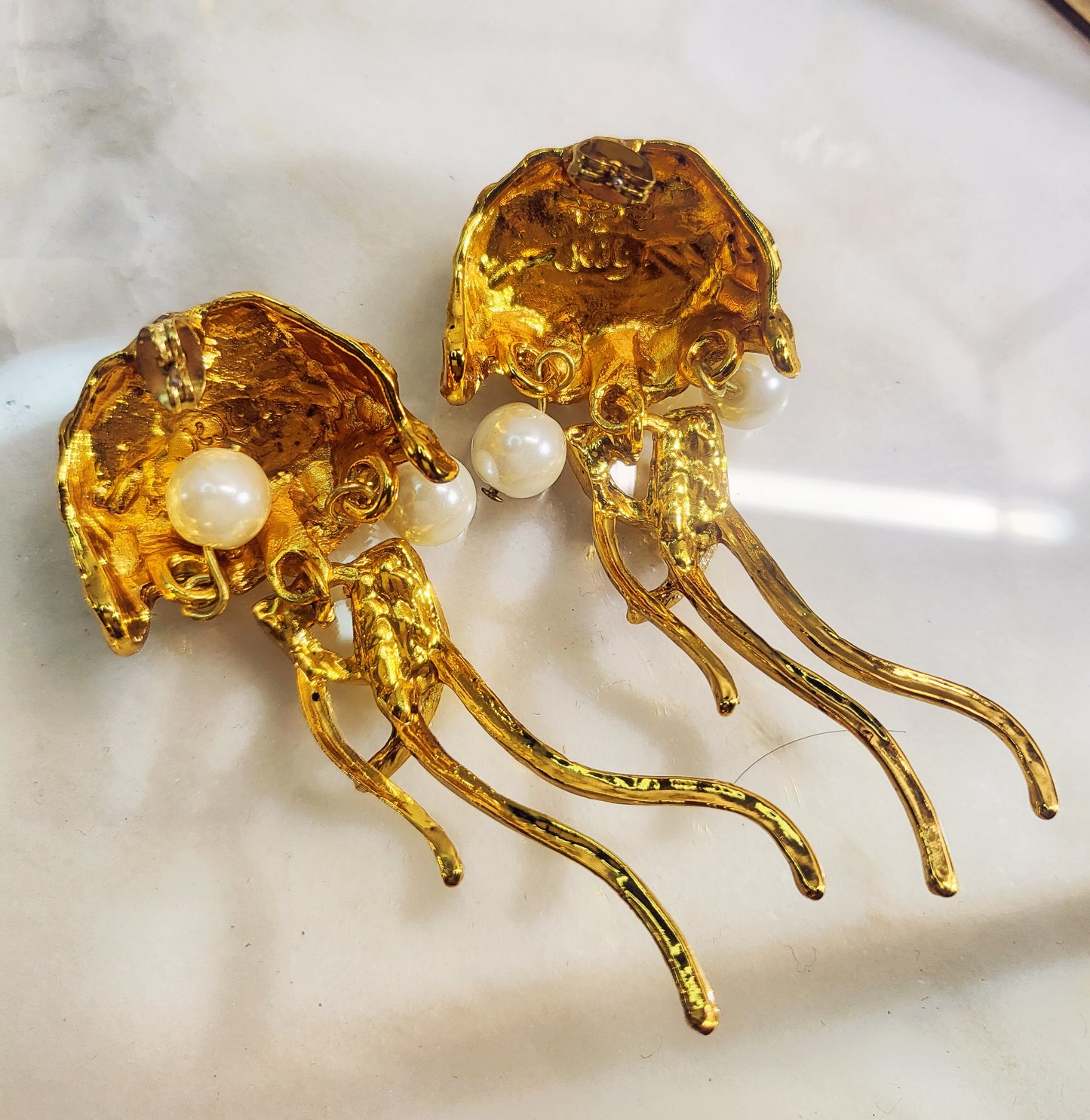 Inspiration from Jellyfish very rare earrings